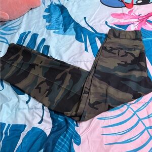 Dickies Men's Green and Black Cargo Pants